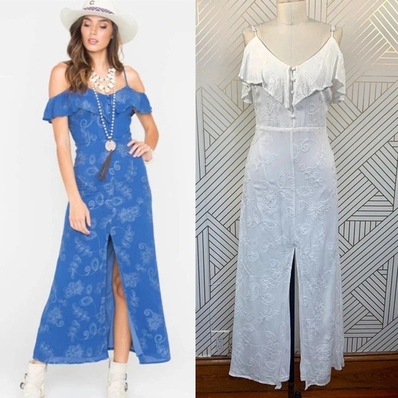 Sage the Label Vivian Maxi‎ Dress in White Floral - Picture 1 of 12